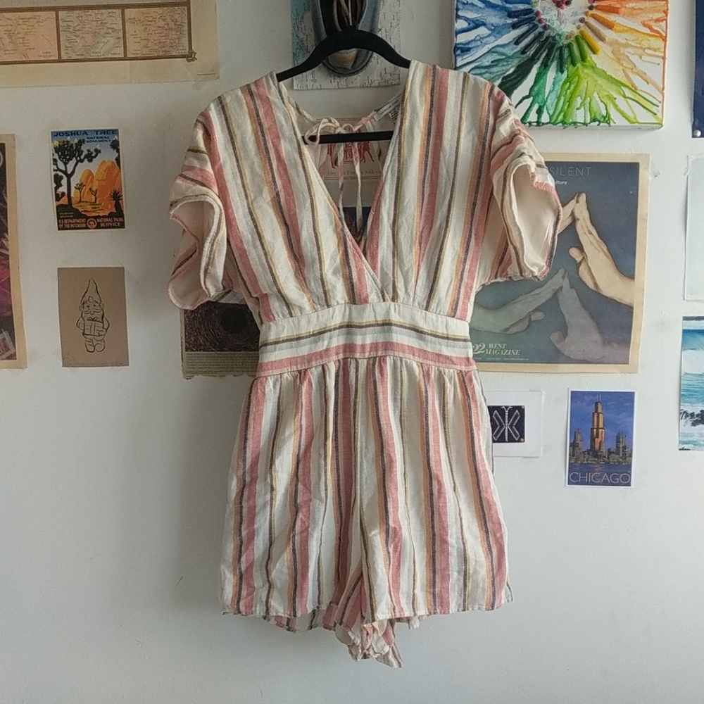 Striped Romper